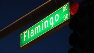 Flamingo Road in Las Vegas