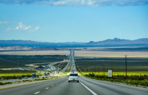Interstate 15 heading to Las Vegas