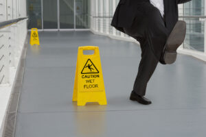 slip and fall wet floor