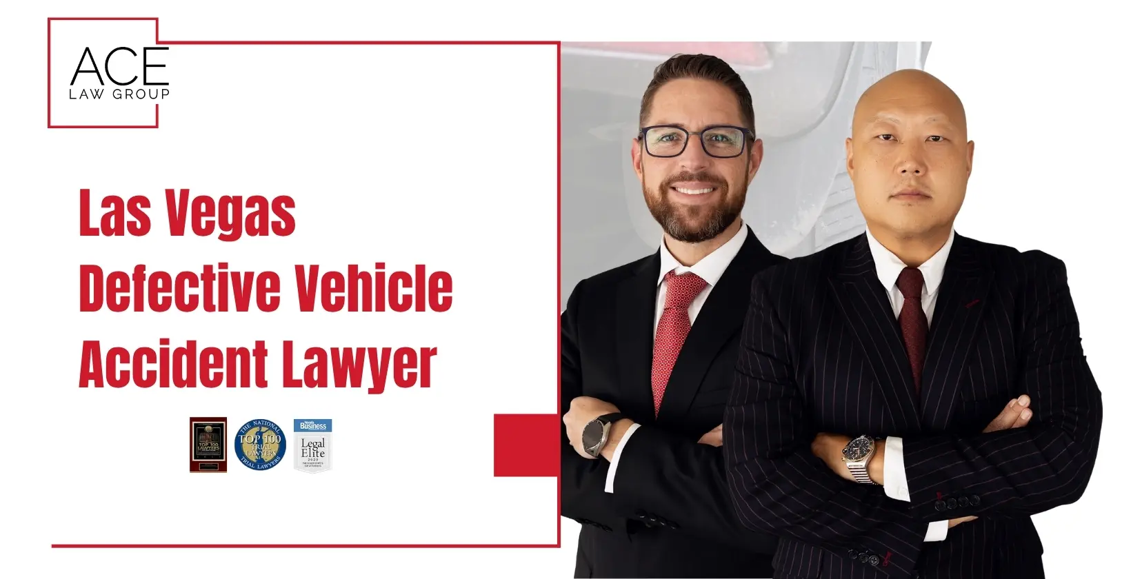 Las Vegas defective vehicle accident lawyer reviewing a car crash report