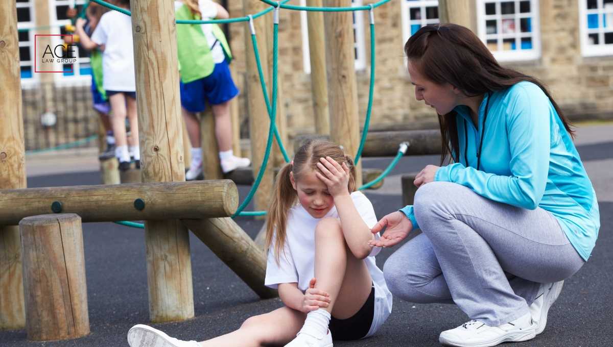 Child injured at school