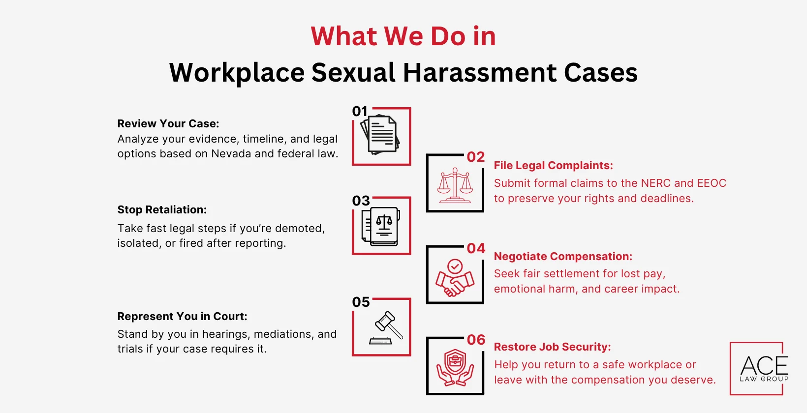 What We Do in Workplace Sexual Harassment Cases