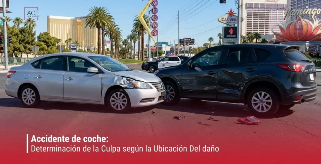 Accidente de coche: Determinación de la Culpa según la Ubicación Del daño
