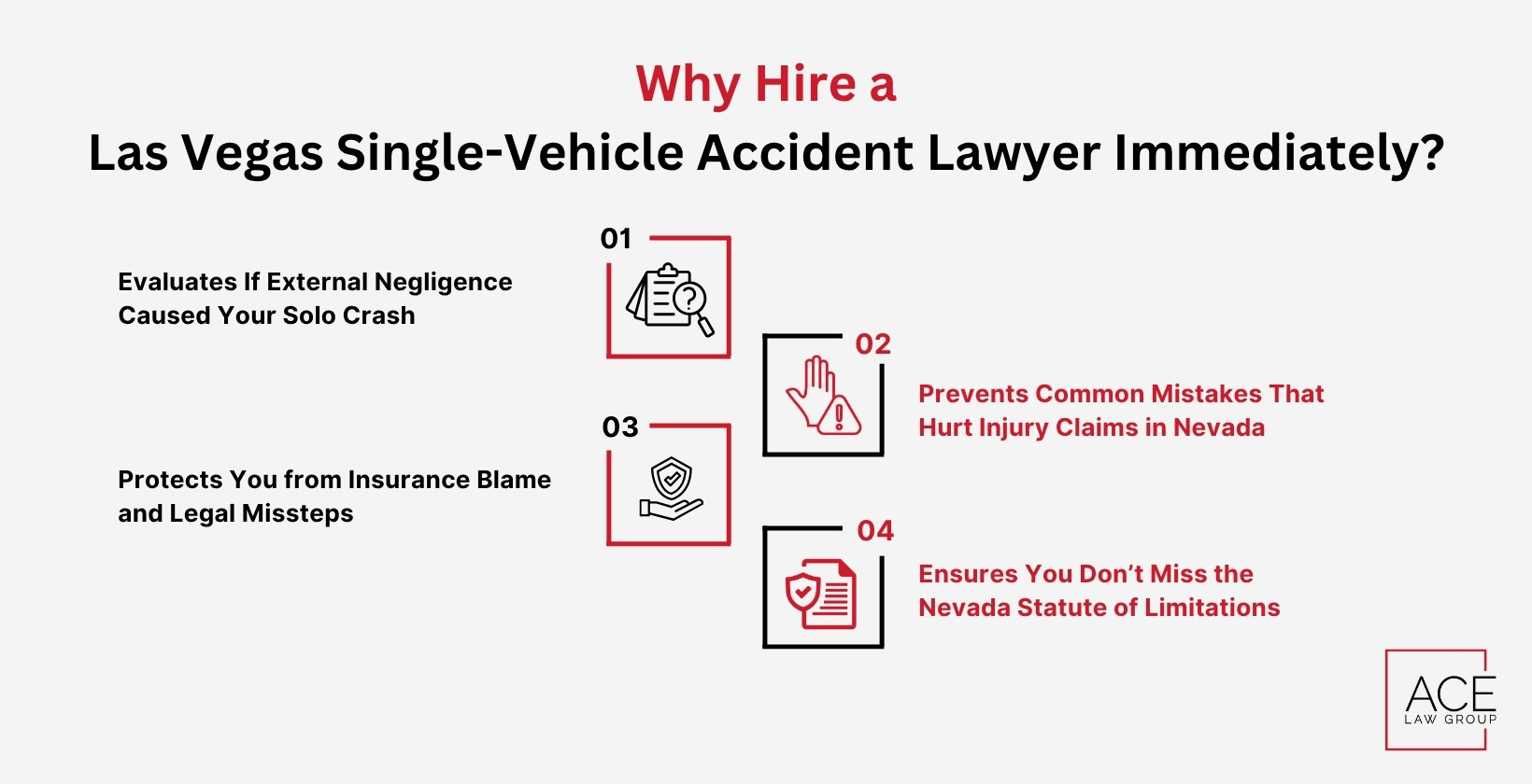 Hire a Las Vegas Single-Vehicle Accident Attorney Immediately After a Crash