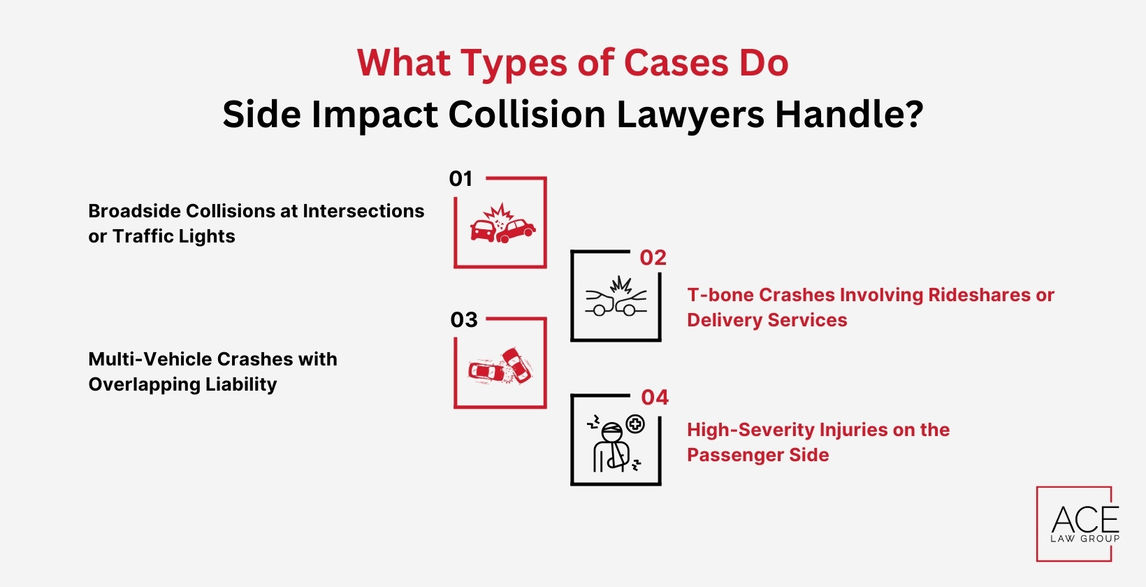 What Types of Cases Do Side Impact Collision Lawyers Handle?