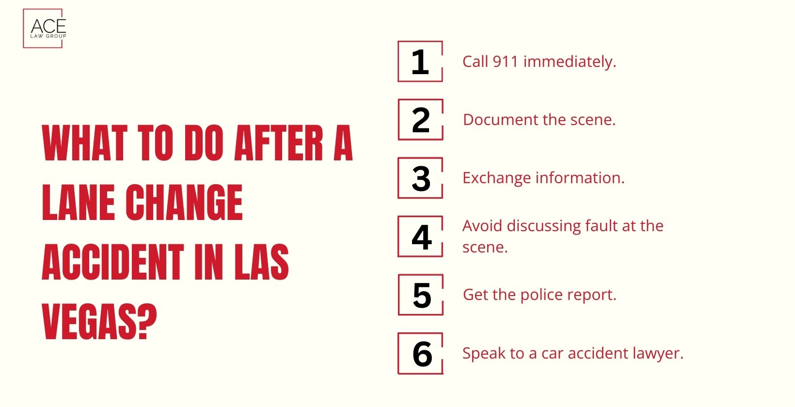 After a Lane Change Accident