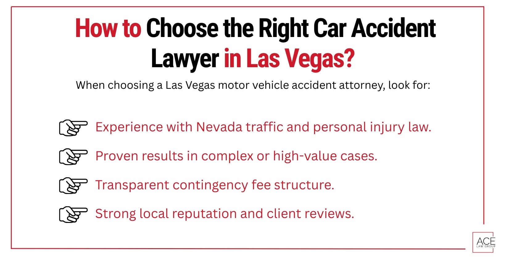 How to Choose the Right Car Accident Lawyer in Las Vegas