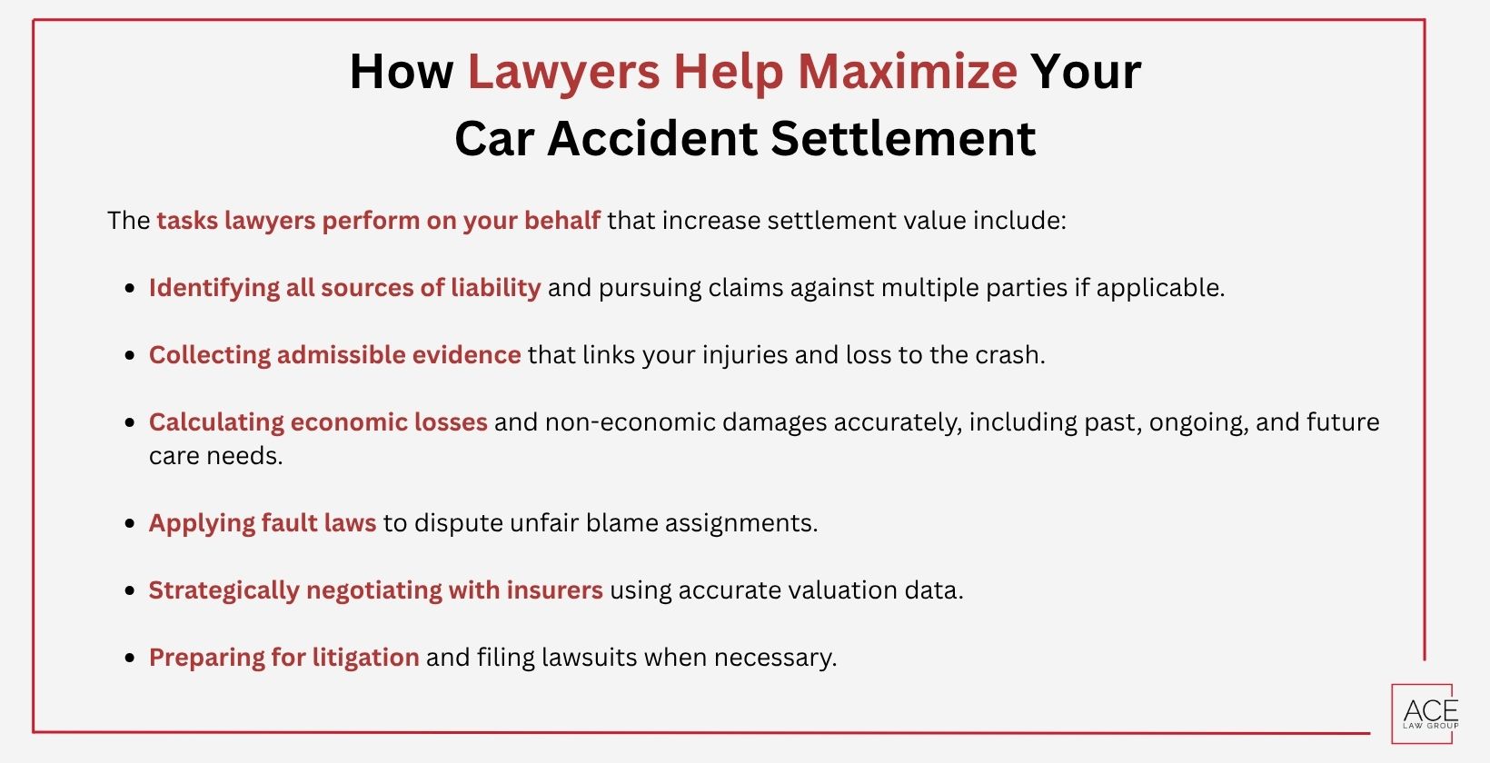 How Lawyers Help Maximize Your Car Accident Settlement