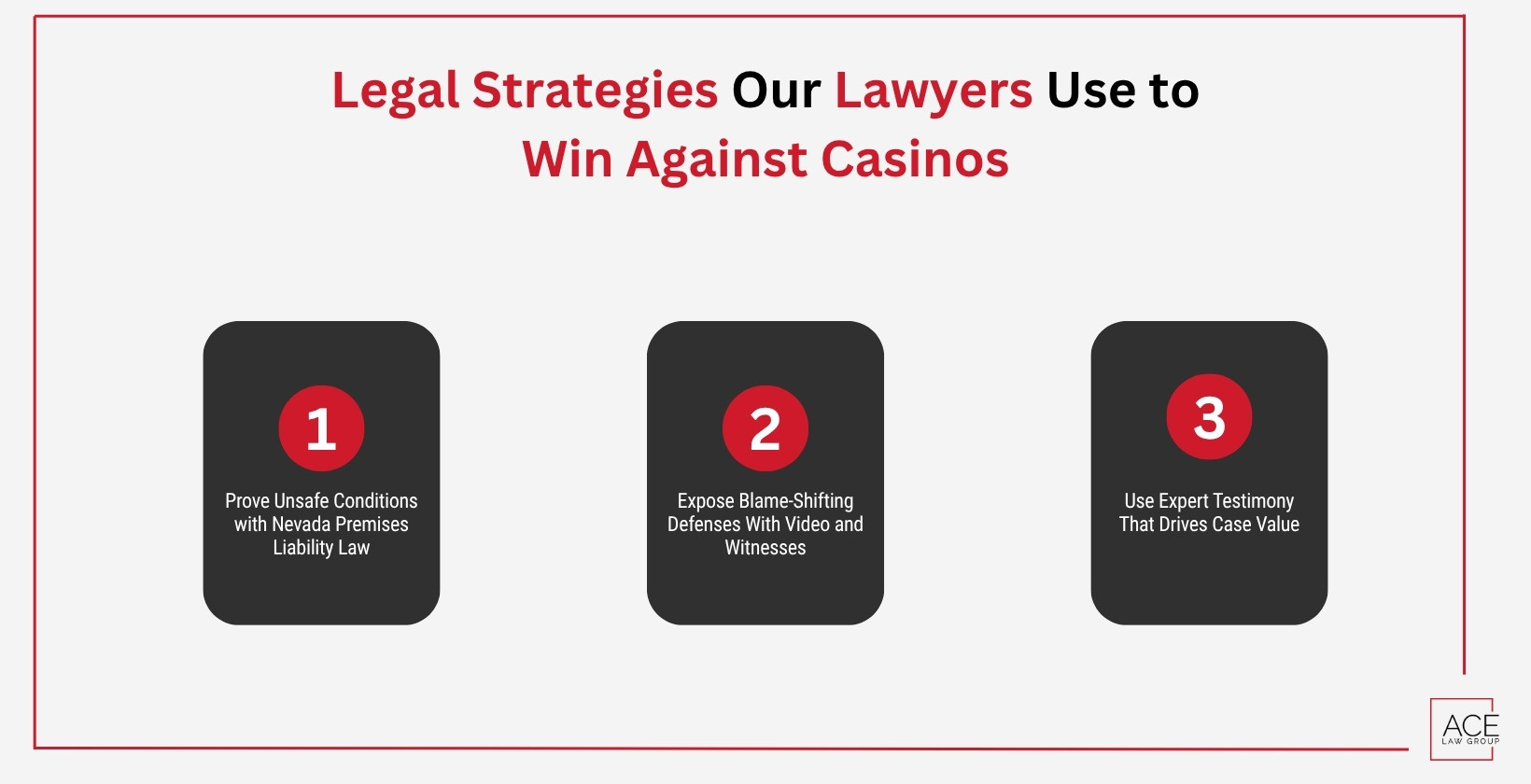 Legal Strategies Our Lawyers Use to Win Against Casinos