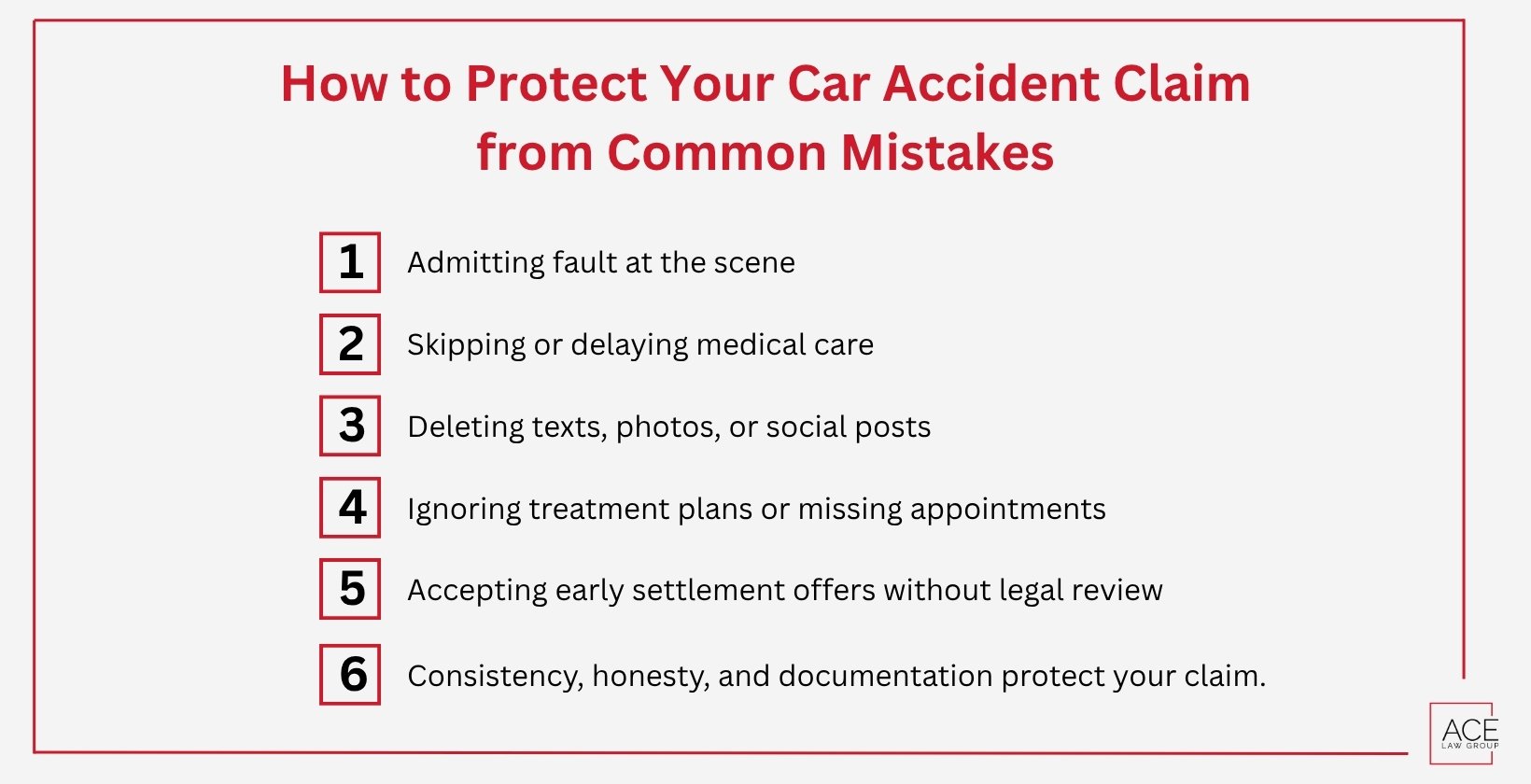 How to Protect Your Car Accident Claim from Common Mistakes