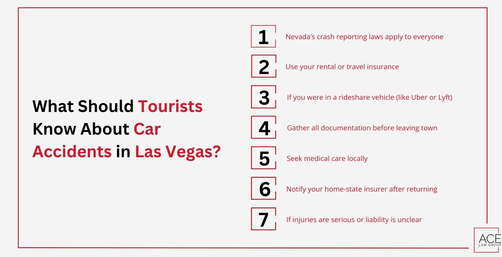 What Should Tourists Know About Car Accidents in Las Vegas