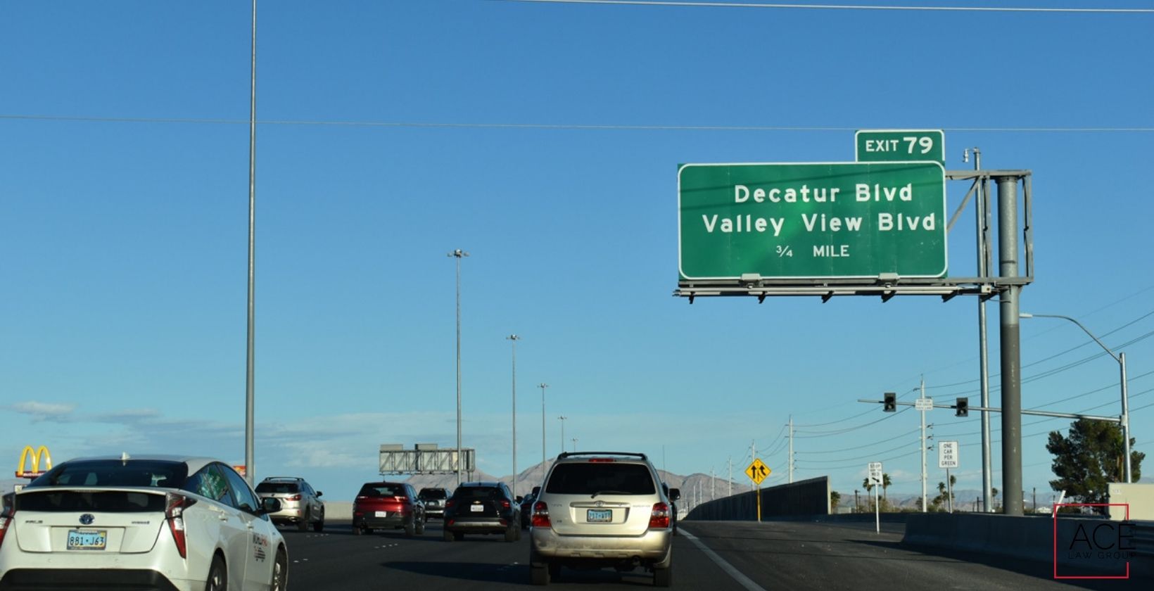 Las Vegas, NV – Multi-Car Accident on Southbound I-11 at Decatur Sends One to Hospital