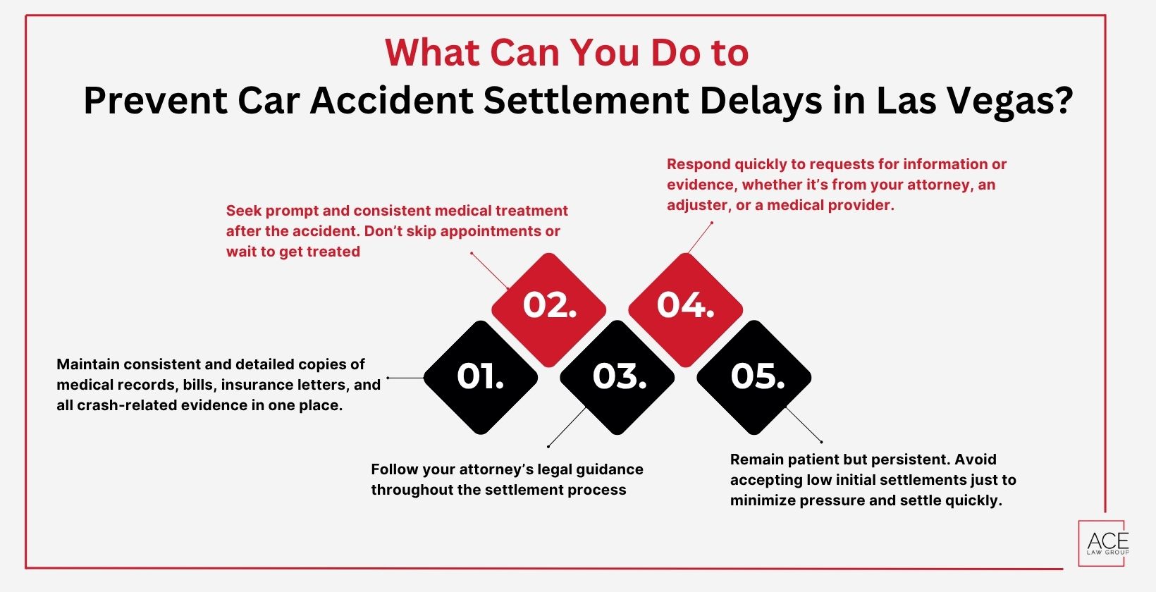 What Can You Do to Prevent Car Accident Settlement Delays in Las Vegas