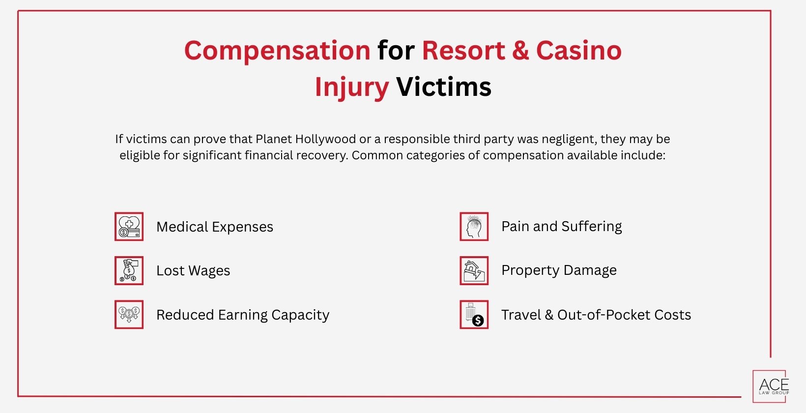 Compensation for Resort & Casino Injury Victims