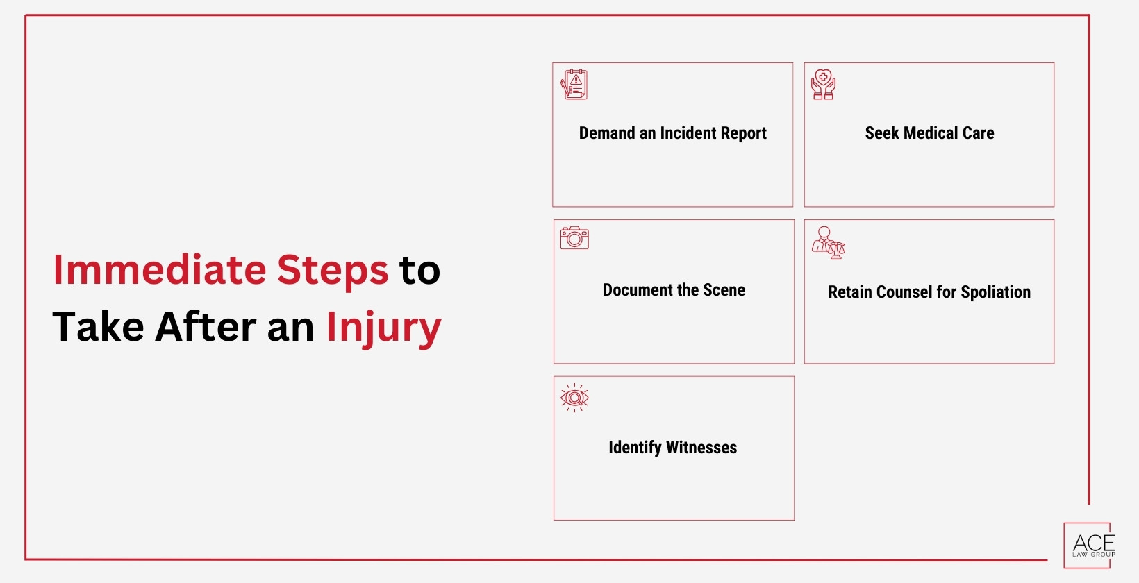 Immediate Steps to Take After an Injury