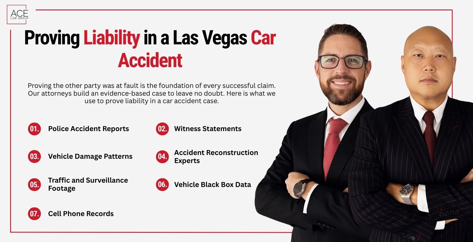 Proving Liability in a Las Vegas Car Accident