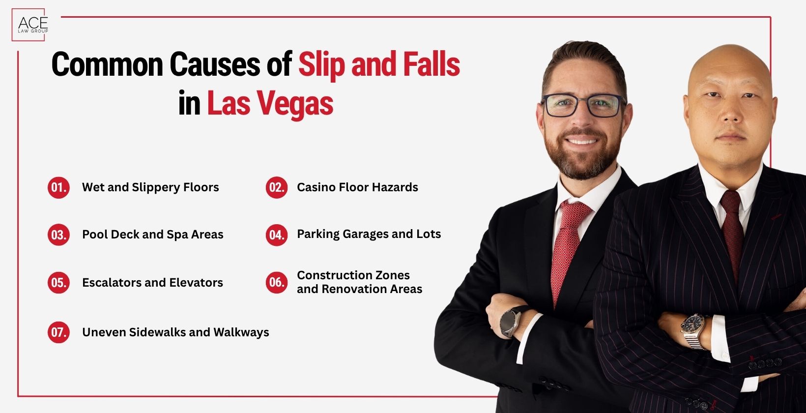 Causes of Slip and Falls in Las Vegas