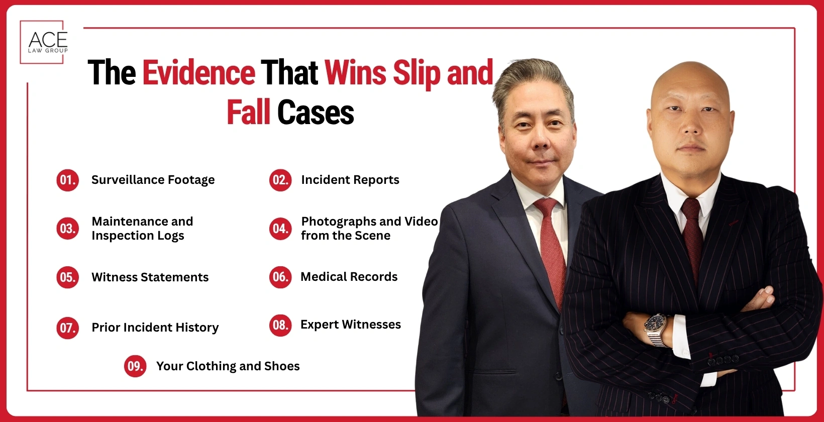 Evidence That Wins Slip and Fall Cases