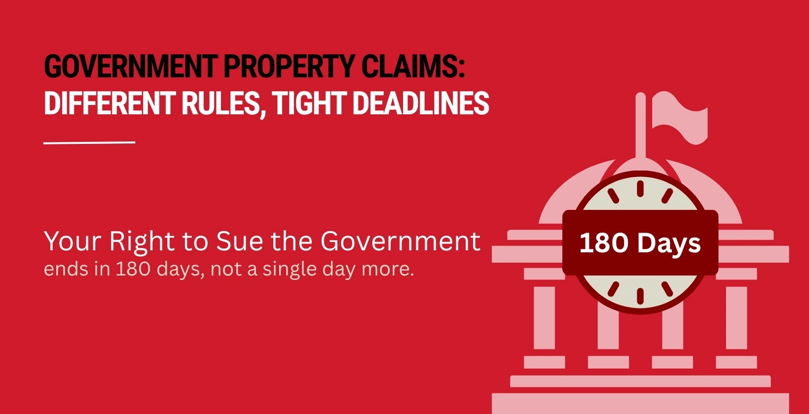 Government Property Claims: Different Rules, Tight Deadlines