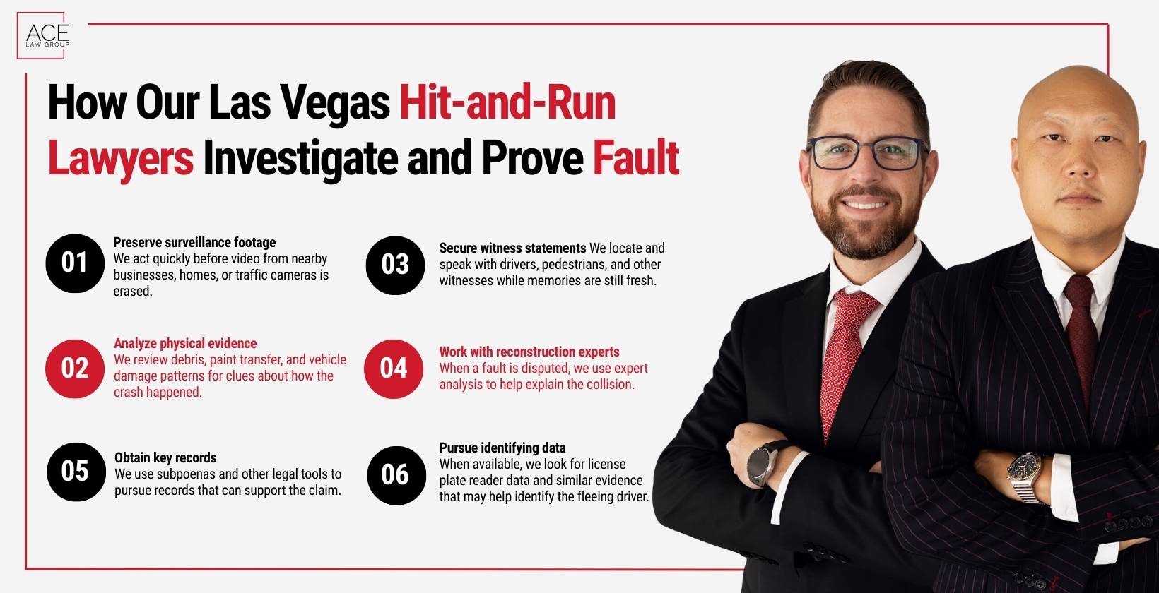 How Our Las Vegas Hit-and-Run Lawyers Investigate and Prove Fault
