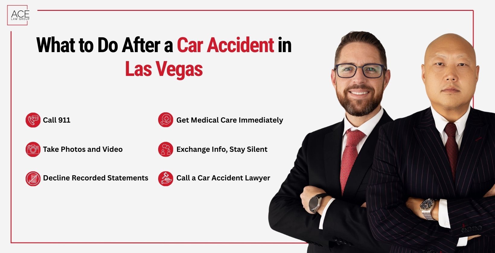 Things to do after a car accident in Las Vegas