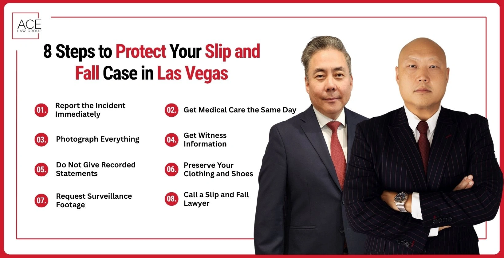 8 Steps to Protect Your Slip and Fall Case