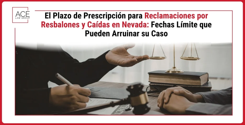 El Plazo de Prescripción para Reclamaciones por Resbalones y Caídas en Nevada