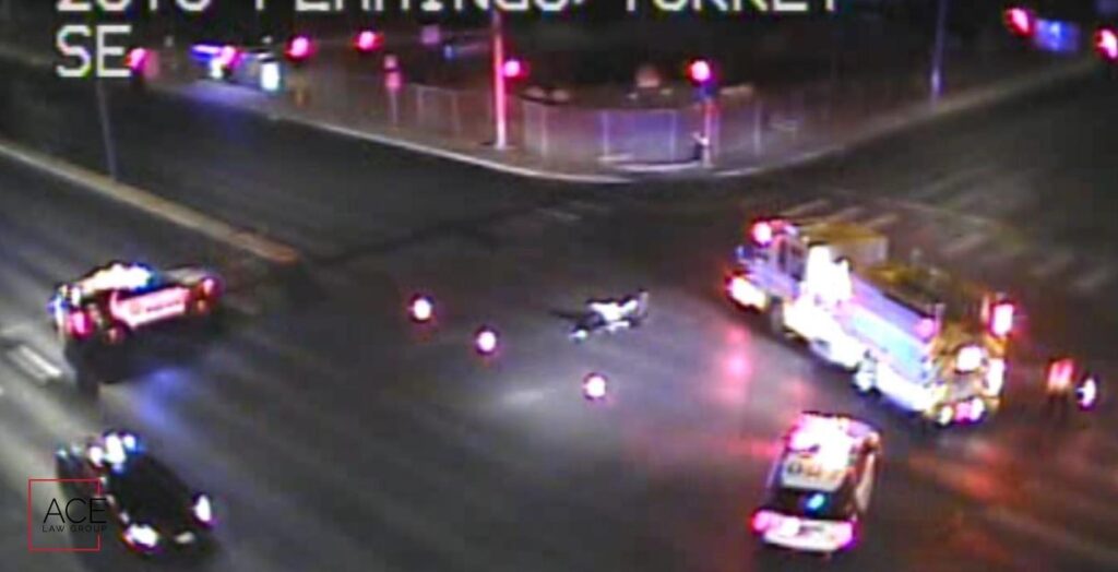 Motorcycle Crash Shuts Down Flamingo Road