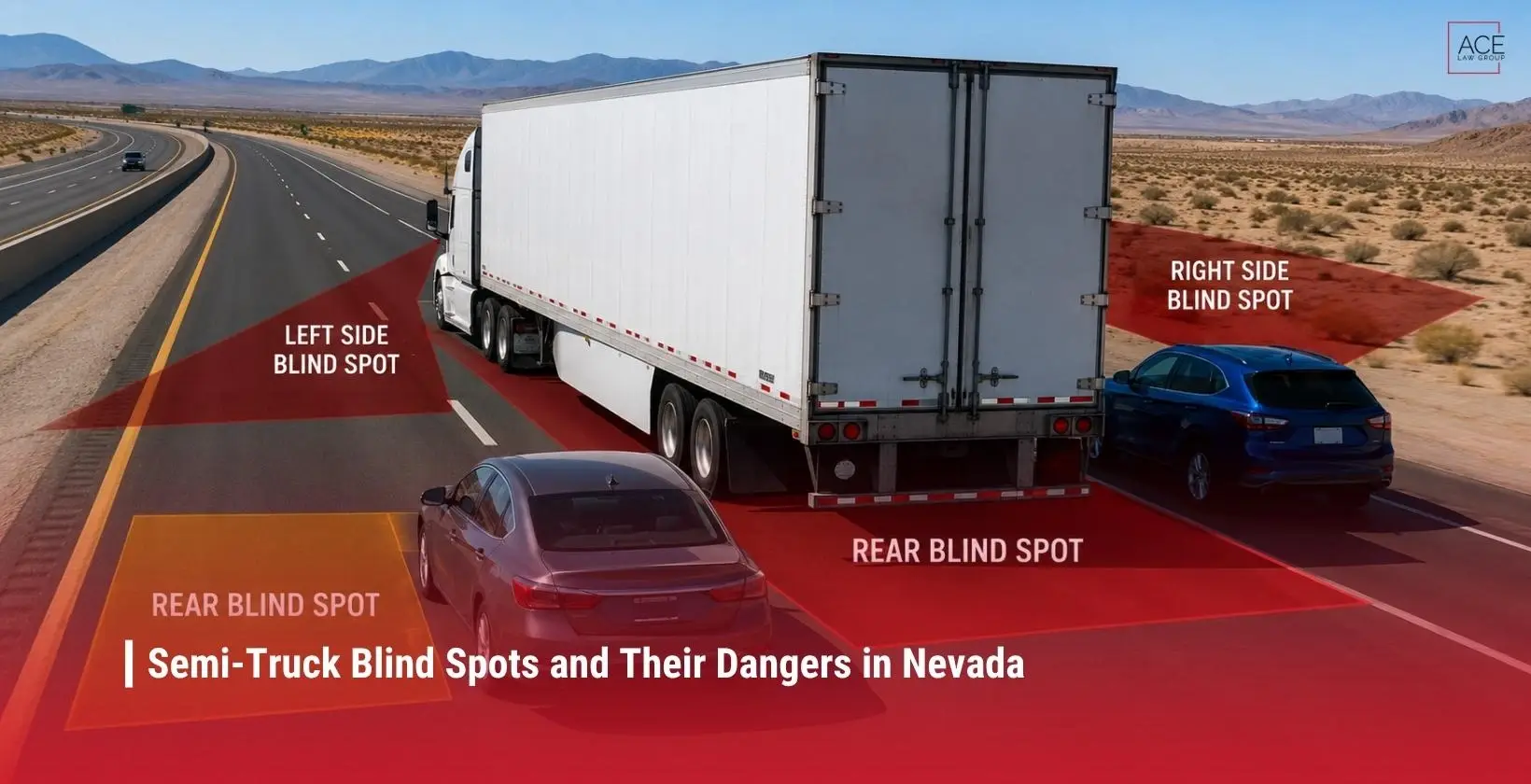 Semi-Truck Blind Spots and Their Dangers: A Nevada Driver’s Guide