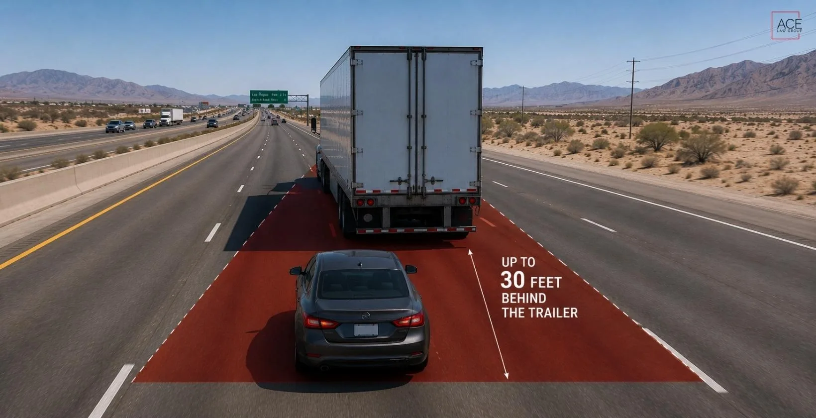 Semi-Truck Rear Blind Spot