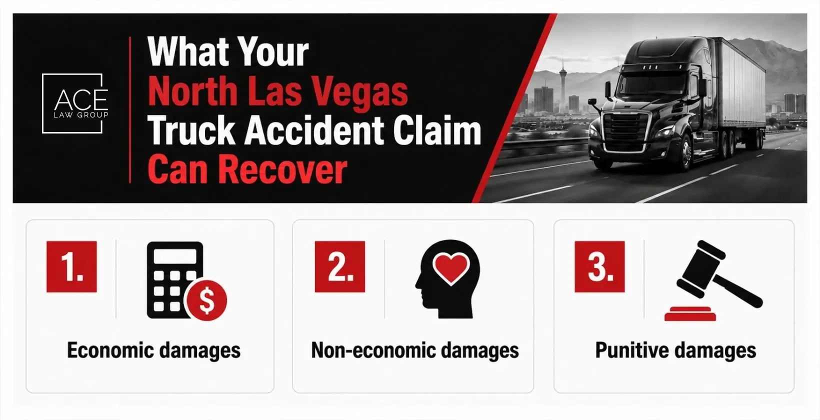 What Your North Las Vegas Truck Accident Claim Can Recover