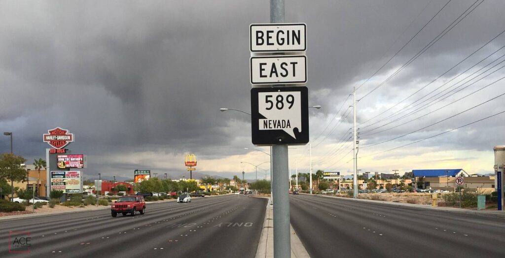Pedestrian accident near Rancho and Sahara