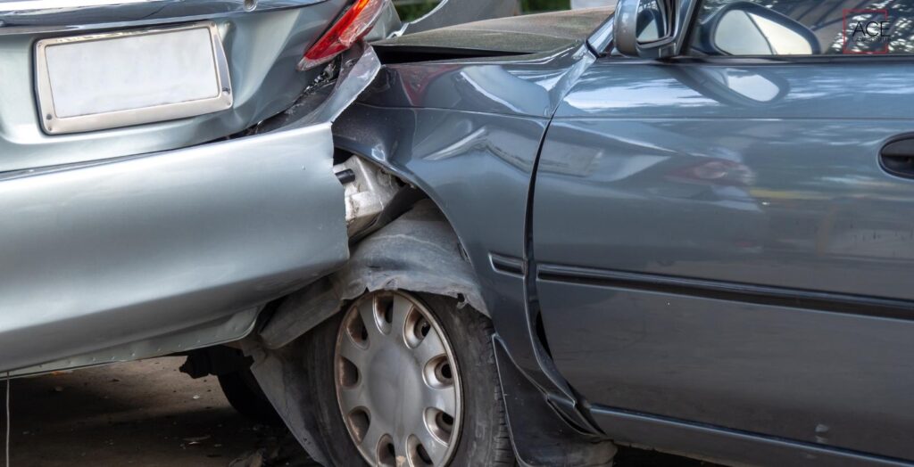 Two-Vehicle Crash at Civic Center Drive