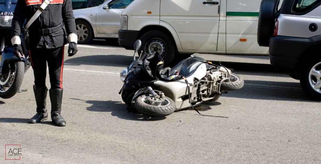 Las Vegas, NV - Motorcycle Crash at S. Pecos Road and E. Bonanza Road Blocks Westbound Lanes